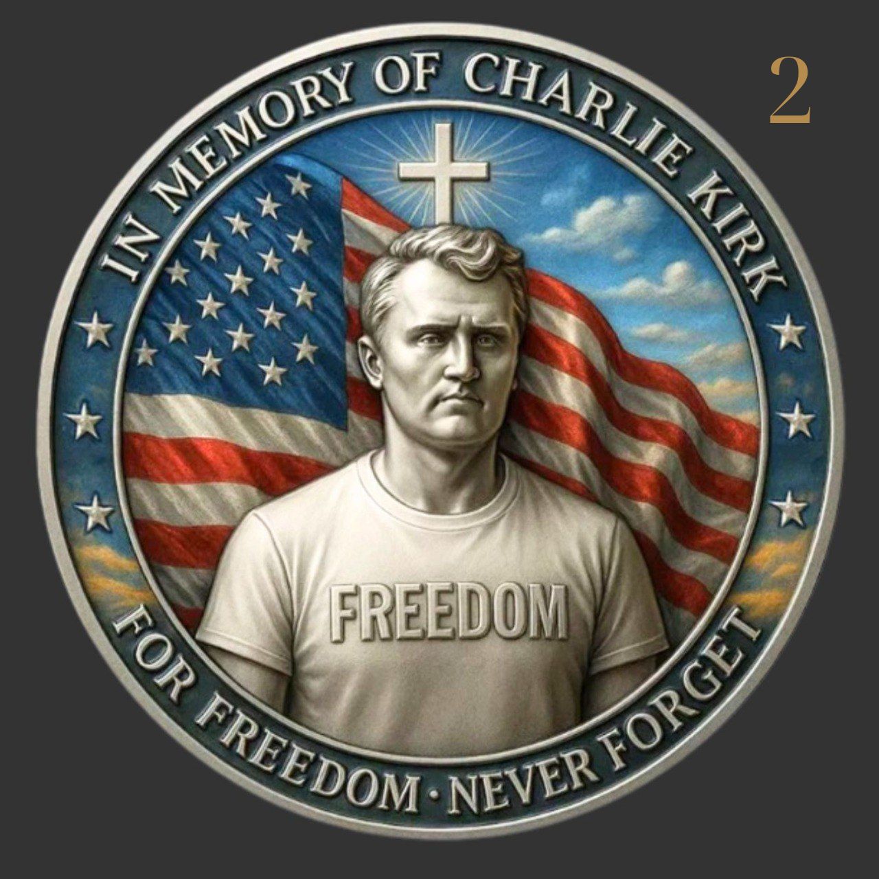 Charlie Kirk Memorial Coin